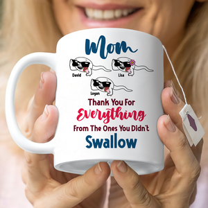 Mom Thank You For Everything Personalized Mug, Gift For Mother - Coffee Mug - GoDuckee