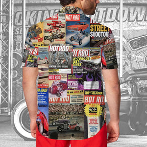 Hot Rod Magazine Hawaiian Shirt, Aloha Shirt - Hawaiian Shirts - GoDuckee