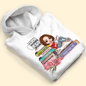 It's Not Hoarding If It's Books, Reading Girl T-shirt Hoodie Sweatshirt - Shirts - GoDuckee