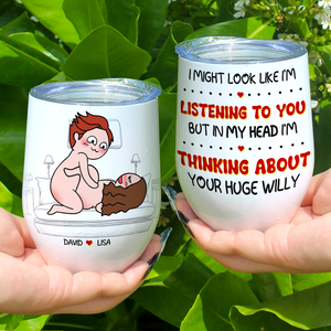 Naughty Couple Make Love, Personalized Couple Mug Gift For Couple - Coffee Mug - GoDuckee