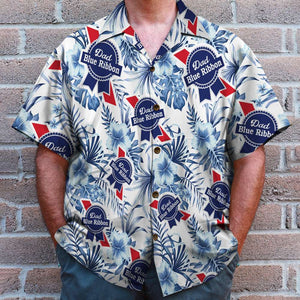 Personalized Bod Dad Hawaiian Shirt - Number One In The Country At Bad Puns - Floral Pattern - Hawaiian Shirts - GoDuckee