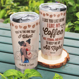 You're The One That I Want, Personalized Tumbler, Gifts For Naughty Couple - Tumbler Cup - GoDuckee