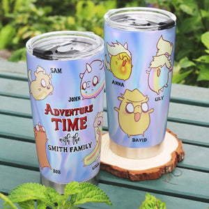 Family Adventuring Time With Our Family, Personalized Tumbler - Tumbler Cup - GoDuckee