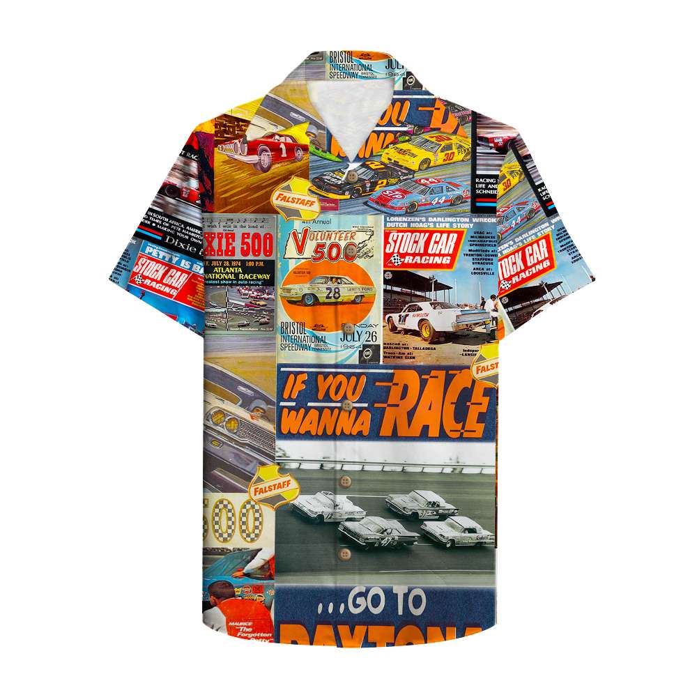 Stock Car Racing Magazine Hawaiian Shirt, Aloha Shirt - Hawaiian Shirts - GoDuckee