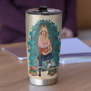 K. C. Author - The Selection, Personalized Tumbler Cup, Gift For Book Lovers - Tumbler Cup - GoDuckee