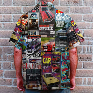 Muscle Car Magazine Hawaiian Shirt, Aloha Shirt - Hawaiian Shirts - GoDuckee