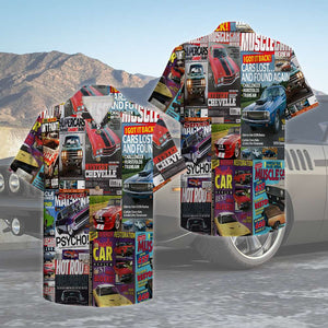 Muscle Car Magazine Hawaiian Shirt, Aloha Shirt - Hawaiian Shirts - GoDuckee