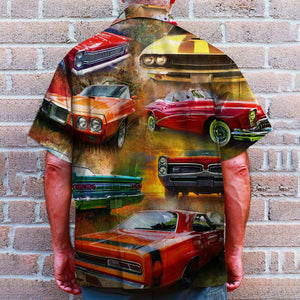 Hawaiian Shirt - Muscle Car Pattern - Hawaiian Shirts - GoDuckee