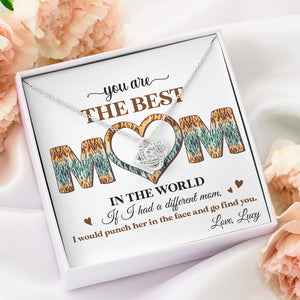 You Are The Best Mom In The World, Personalized Necklace, Gift For Mom, Mother's Day Gift - Jewelry - GoDuckee