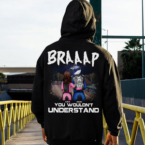 Motocross Couple Braaap You Don't Understand Personalized Shirts - Shirts - GoDuckee