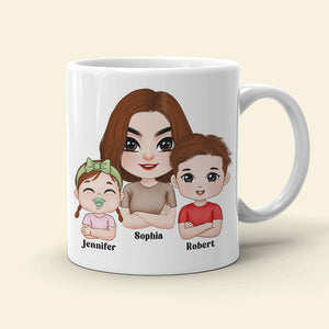 At Least You Don't Have Ugly Children, Personalized Coffee Mug, Mom and Her Beautiful Kids Mug, Mother's Day Gift, Birthday Gift For Mom - Coffee Mug - GoDuckee