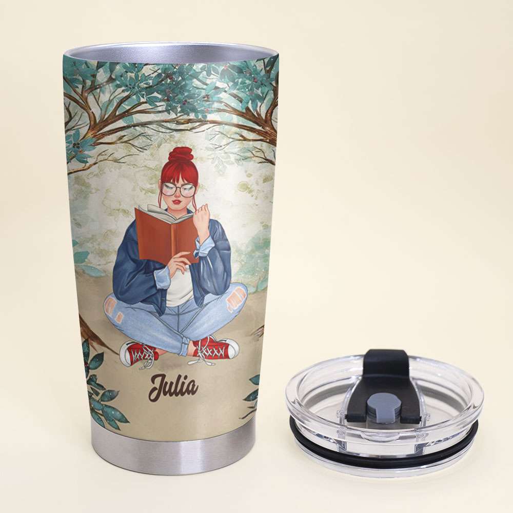 Book Title - Personalized Tumbler Cup - Gift For Book Lover - Tumbler Cup - GoDuckee