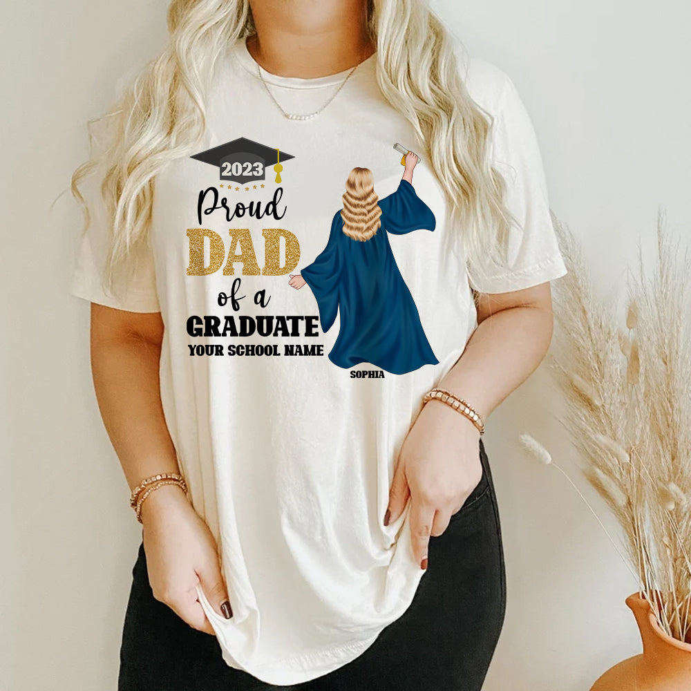 Proud Family Of A Graduate, Graduate T-shirt Hoodie Sweatshirt - Shirts - GoDuckee