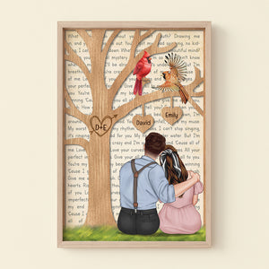 Couple Forever And Bird Couple Canvas Poster - Poster & Canvas - GoDuckee