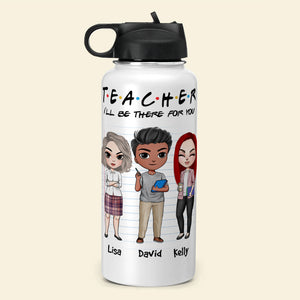Personalized Teacher Besties Water Bottle - Teacher Need Good Coworkers - Water Bottles - GoDuckee