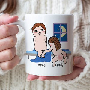 Reason I Tolerate Your Unbearable Personality, Personalized Coffee Mug, Funny Couple Coffee Mug, Gift For Husband - Coffee Mug - GoDuckee