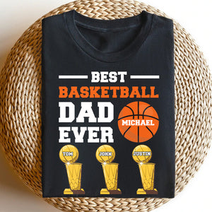 Best Basketball Dad Ever Personalized Basketball Dad - Shirts - GoDuckee