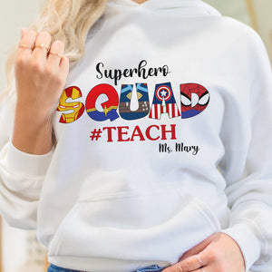 Squad Personalized Teacher Shirt Gift For Teacher - Shirts - GoDuckee