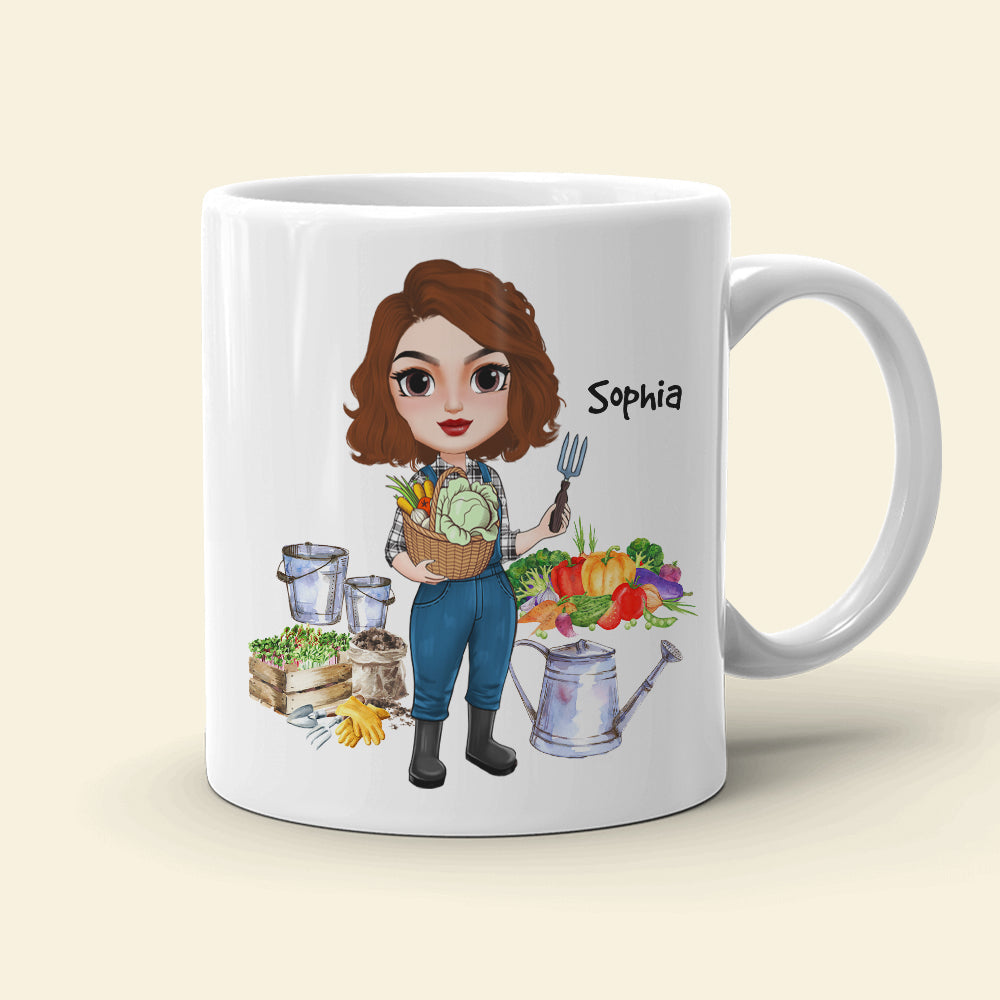 Vegan Definition Personalized Gardening Mug, Gift For Gardening Lovers - Coffee Mug - GoDuckee