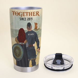Personalized Viking Couple Tumbler - You Are My Favourite Viking - Tumbler Cup - GoDuckee