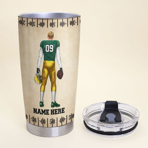Personalized American Football Player Tumbler Cup - You Don't Need A Ticket To See Some Of The Best Football - Tumbler Cup - GoDuckee