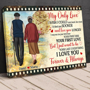 Couple My Only Love I Love You Personalized Canvas Print - Poster & Canvas - GoDuckee