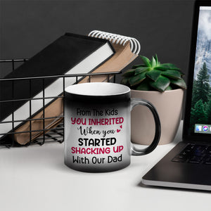 Happy Mother's Day From The Kids You Inherited, Personalized Magic Mug, Gift For Mom, Mother's Day Gift, Mom's Little Sperms - Magic Mug - GoDuckee