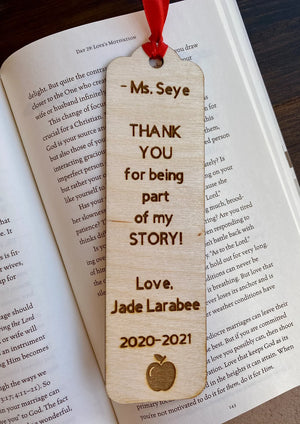 Someone Special To Teach Them How To Fly, Wooden Bookmark, Gifts for Teachers - Bookmarks - GoDuckee