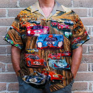 Car Racing Leading The Race - Hawaiian Shirt, Aloha Shirt - Hawaiian Shirts - GoDuckee