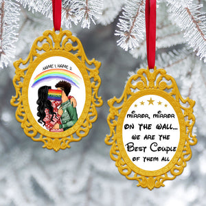 The Best Couple Of Them All - Personalized LGBT Christmas Ornament - Gift For Couple - Ornament - GoDuckee
