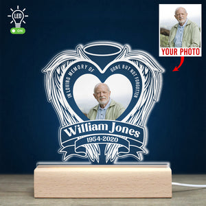 In Loving Memory Of Personalized 3d Led Light - Led Night Light - GoDuckee