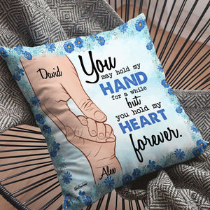 You Hold My Heart Forever Personalized Father Pillow - Pillow - GoDuckee