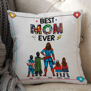 Family Dad Mom Gift 03QHLH230323TM Personalized Square Pillow - Pillow - GoDuckee
