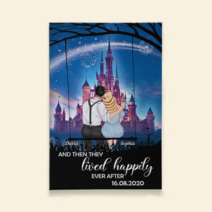 And Then They Love Happily Personalized Canvas Print, Couple Gift-1QHLH010323 - Poster & Canvas - GoDuckee