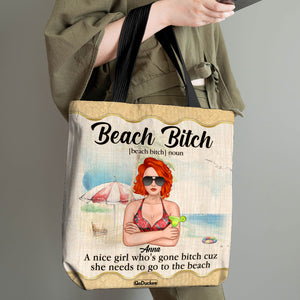 Beach Girl Is A Nice Girl Who Needs To Go To The Beach Personalized Tote Bag - Tote Bag - GoDuckee