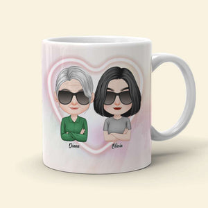 Behind Every Crazy Daughter, Personalized Mug, Gift For Mother's Day - Coffee Mug - GoDuckee