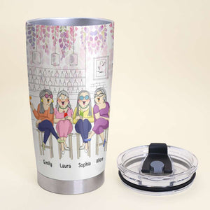 Old Friend Whenever You Feel Bad I'll Always Booze With You, Personalized Tumbler - Tumbler Cup - GoDuckee