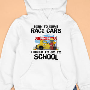 Born To Drive Race Cars Personalized Back To School Shirts, Gift For Racing Student - Shirts - GoDuckee