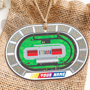 Stadium Personalized Custom Shape Ornament, Christmas Gift For Racer - Ornament - GoDuckee