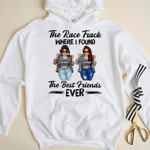 Racing Girl The Race Track Where I Found The Best Friends Ever Personalized Shirts - Shirts - GoDuckee