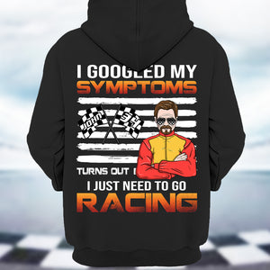 Dirt Track Racing I Googled My Symptoms Turns Out - Personalized Shirts - Shirts - GoDuckee