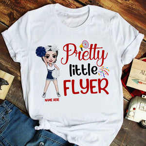 Cheerleading Pretty Little Flyer Personalized Shirts - Shirts - GoDuckee