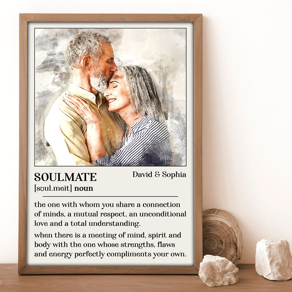 Couple Photo Personalized Canvas Poster - Poster & Canvas - GoDuckee