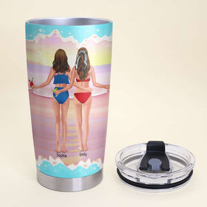 Friend Be Seen With You With You In The Public, Personalized Tumbler, Partner In Crime Tumbler, Gift For Besties - Tumbler Cup - GoDuckee