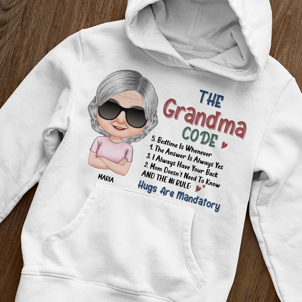 The Grandma Code, Personalized Shirt, Gift For Grandma - Shirts - GoDuckee