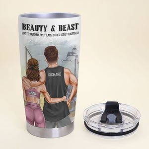 We Are A Team Personalized Gym Tumbler Cup, Gift For Couple - Tumbler Cup - GoDuckee