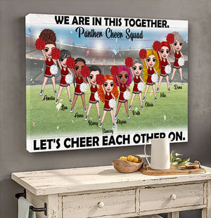 Personalized Cheerleading Team Poster - We Are In This Together Let's Cheer Each Other On - Poster & Canvas - GoDuckee