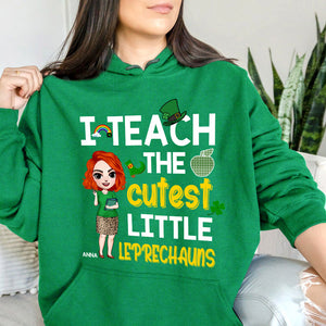 Teacher I Teach The Cutest Little Leprechauns Personalized Shirts - Shirts - GoDuckee