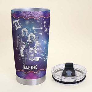 Horoscope Zodiac Gemini Facts - Personalized Tumbler Cup - Gemini Gifts - Tumbler Cup - GoDuckee
