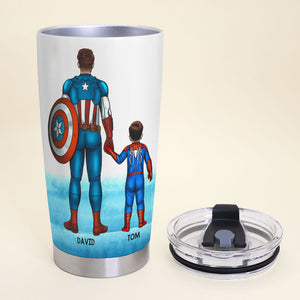 My Dad Is My Hero Personalized Dad Tumbler Cup - Tumbler Cup - GoDuckee